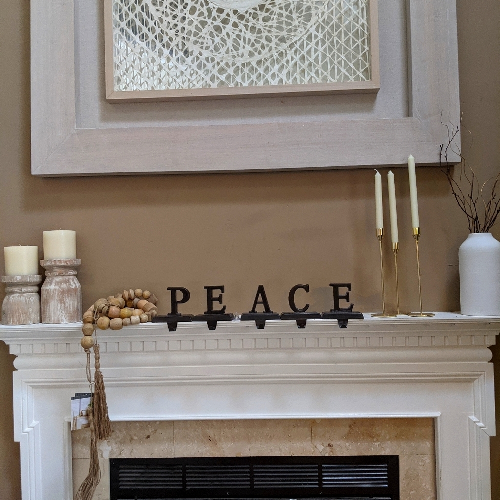 PEACE stocking holder